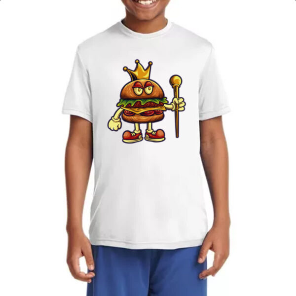 Camiseta Infanto Juvenil Rei Hamburguer - Imagem 4