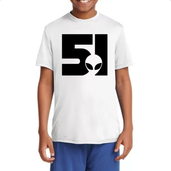 Camiseta Infanto Juvenil Area 51 Logo ET - Imagem 4