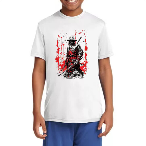 Camiseta Infanto Juvenil Ronin comic book style - Imagem 4