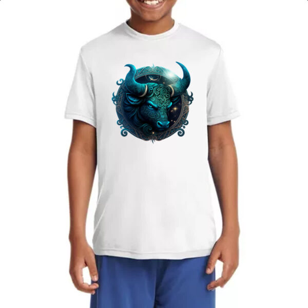Camiseta Infanto Juvenil Signo de Touro placa de luxo - Imagem 4