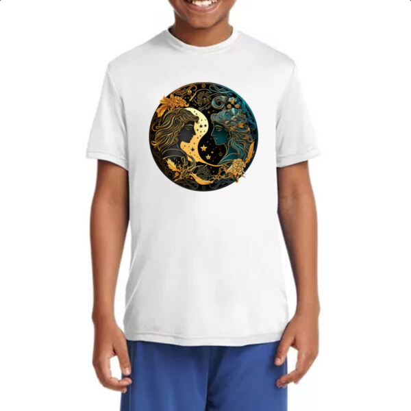 Camiseta Infanto Juvenil Signo de gemeos logo de luxo - Imagem 4