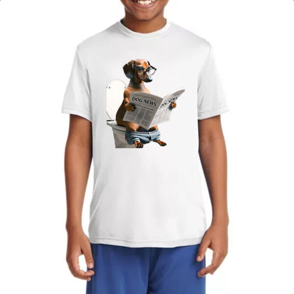 Camiseta Infanto Juvenil Salsichinha na sala de forca - Imagem 4
