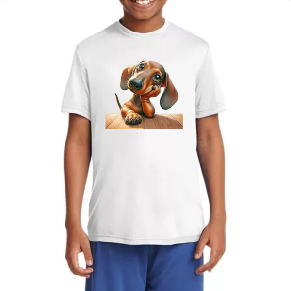 Camiseta Infanto Juvenil Salsichinha pensativo - Imagem 4