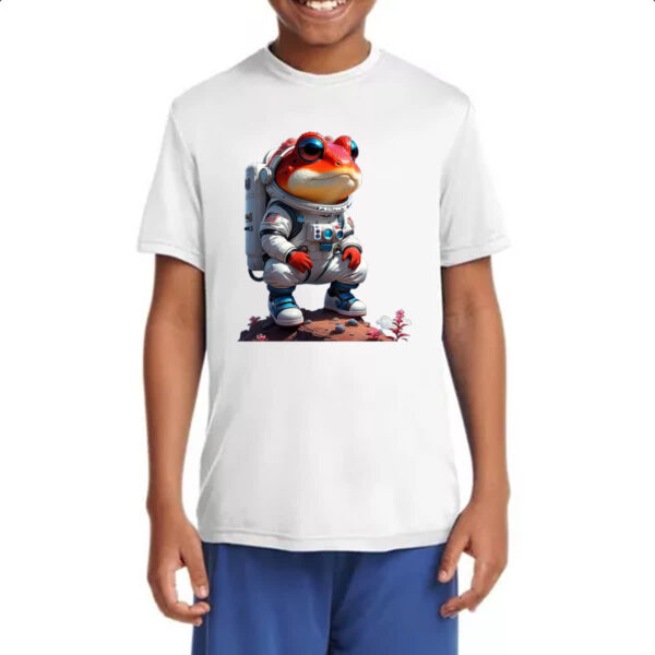 Camiseta Infanto Juvenil Sapo astronauta - Imagem 4