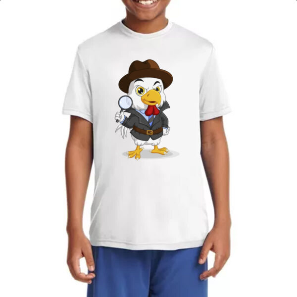 Camiseta Infanto Juvenil Sherlock Chicken - Imagem 4