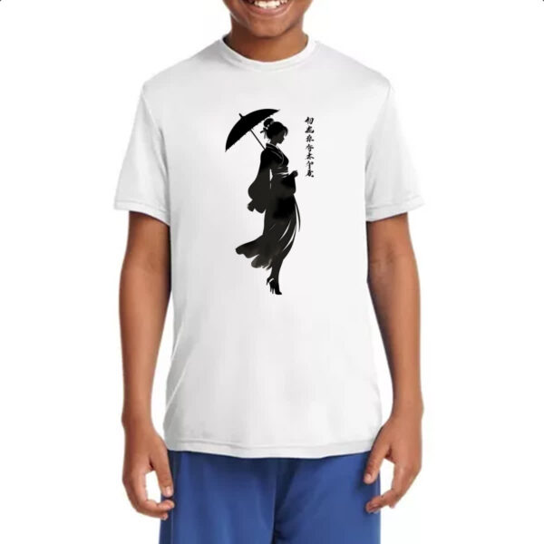 Camiseta Infanto Juvenil Silhueta Yukisakura Japao - Imagem 4