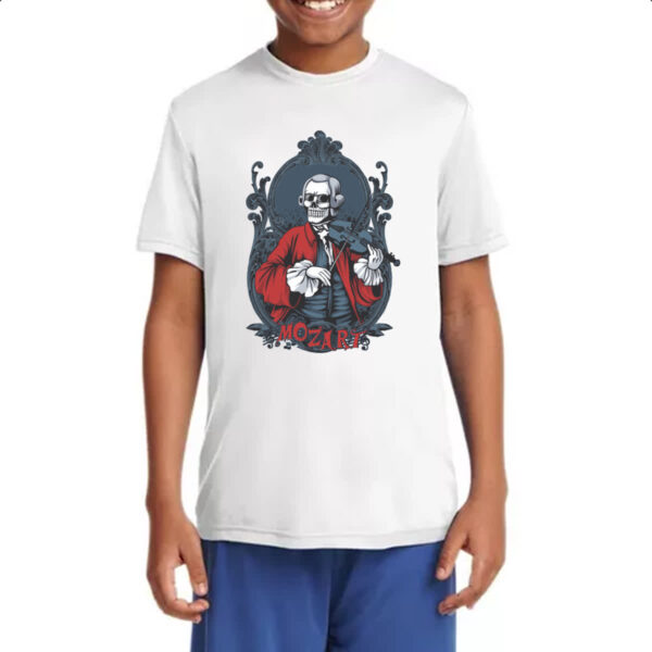 Camiseta Infanto Juvenil Skull Mozart - Imagem 4