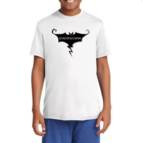 Camiseta Infanto Juvenil Sou melhor que o Batman - Imagem 4