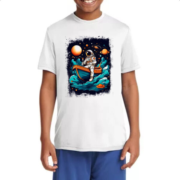 Camiseta Infanto Juvenil Astronauta e o bote - Imagem 4