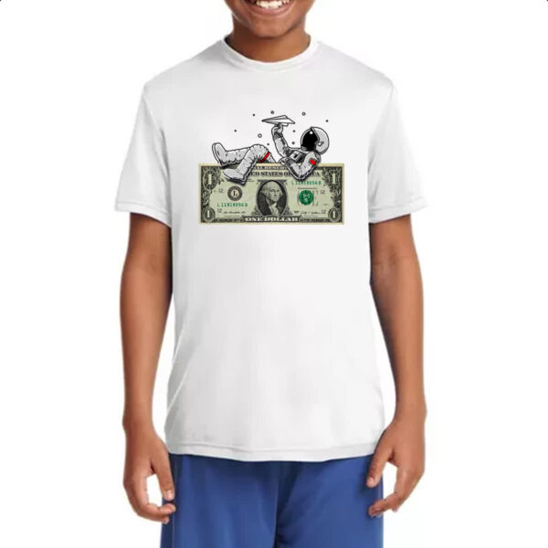 Camiseta Infanto Juvenil Astronauta no Dollar - Imagem 4