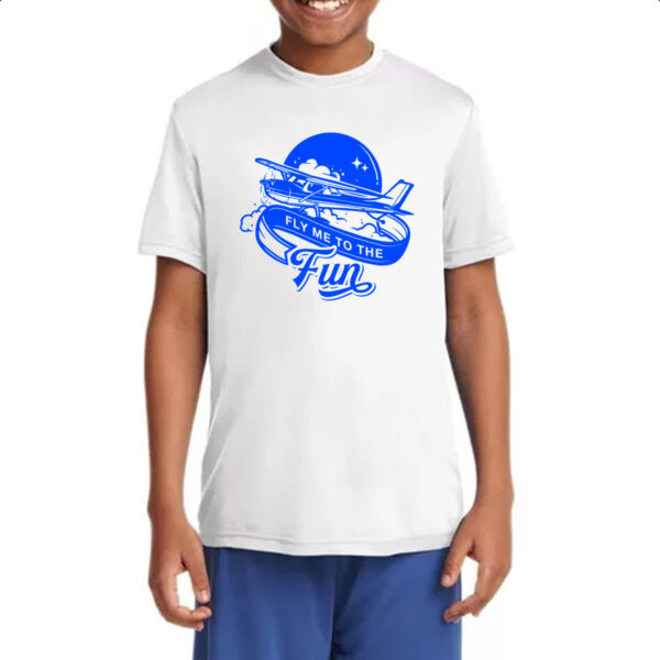 Camiseta Infanto Juvenil Aviao fly me to the fun - Imagem 4