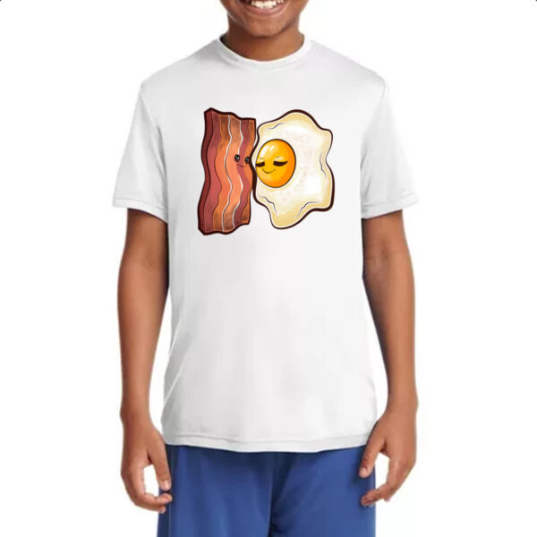 Camiseta Infanto Juvenil Bacon e ovo - Imagem 4