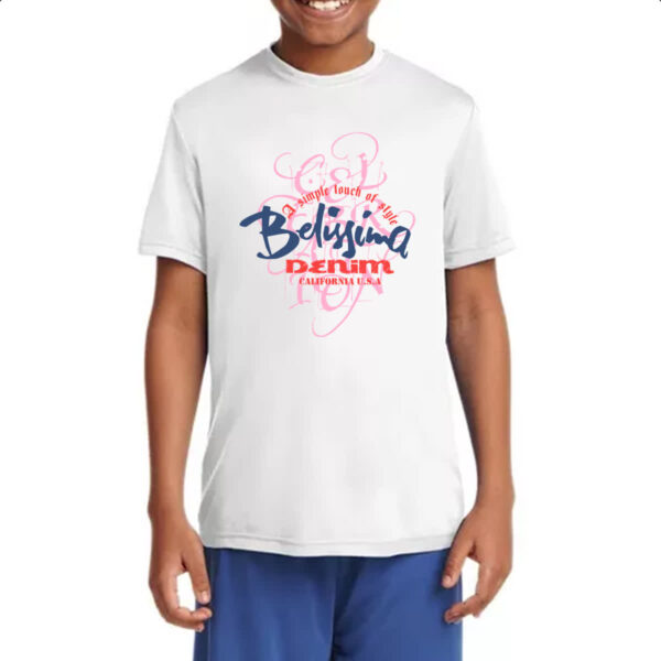Camiseta Infanto Juvenil A simple touch of style Belissima - Imagem 4
