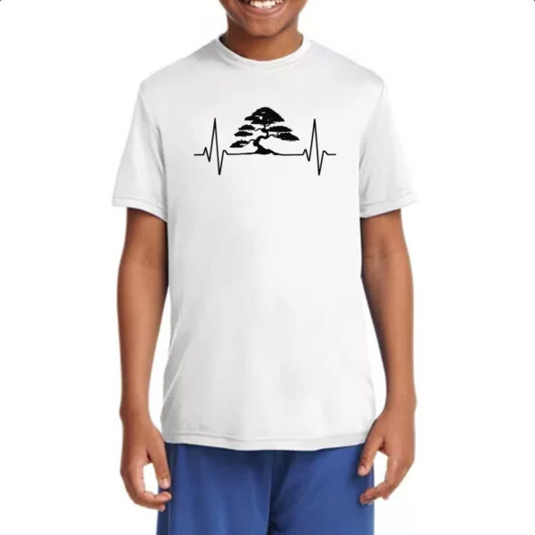 Camiseta Infanto Juvenil Batimento cardiaco bonsai - Imagem 4