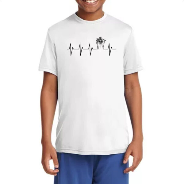 Camiseta Infanto Juvenil Batimento cardiaco por Batatinha - Imagem 4