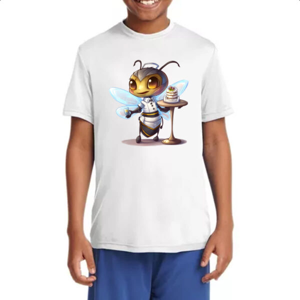 Camiseta Infanto Juvenil Abelha cozinheira - Imagem 4