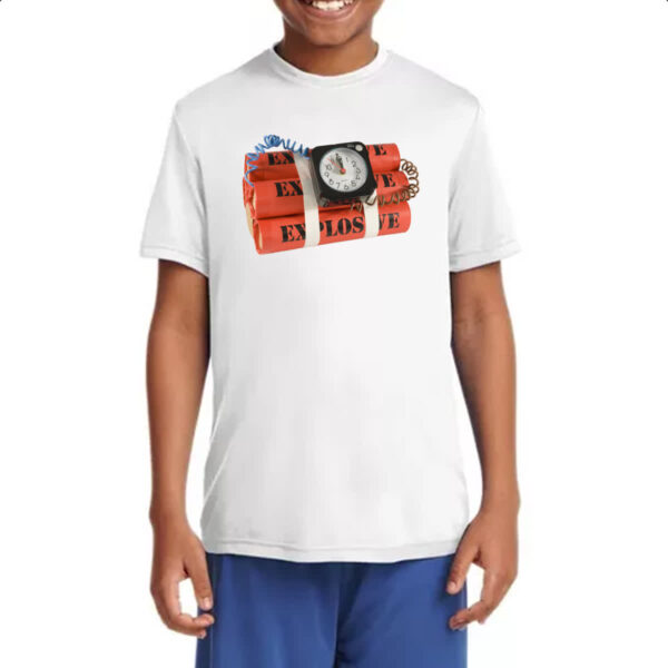 Camiseta Infanto Juvenil Bomba relogio - Imagem 4