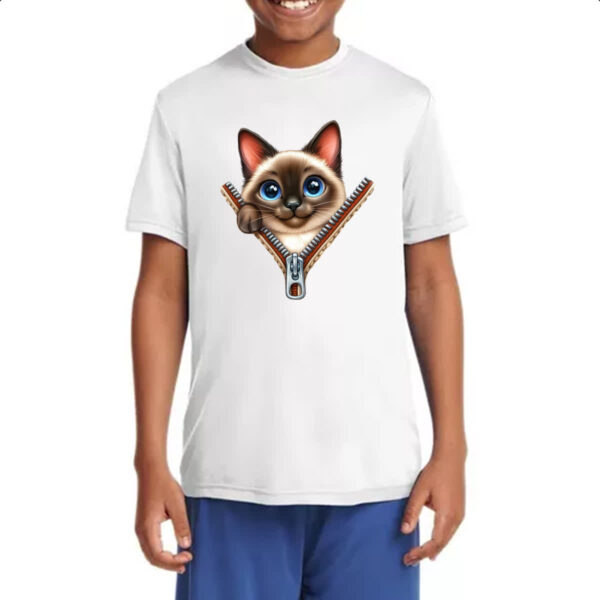 Camiseta Infanto Juvenil Burmese no ziper - Imagem 4