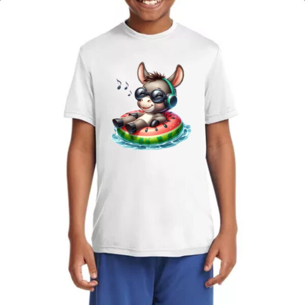Camiseta Infanto Juvenil Burro na boia - Imagem 4
