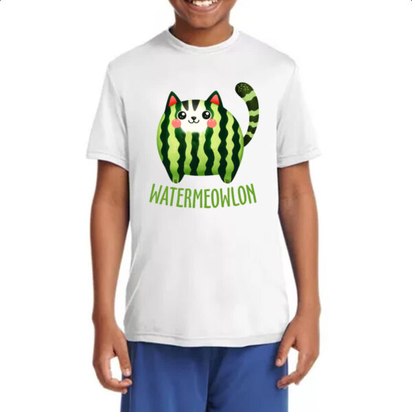 Camiseta Infanto Juvenil Watermeowlon - Imagem 4