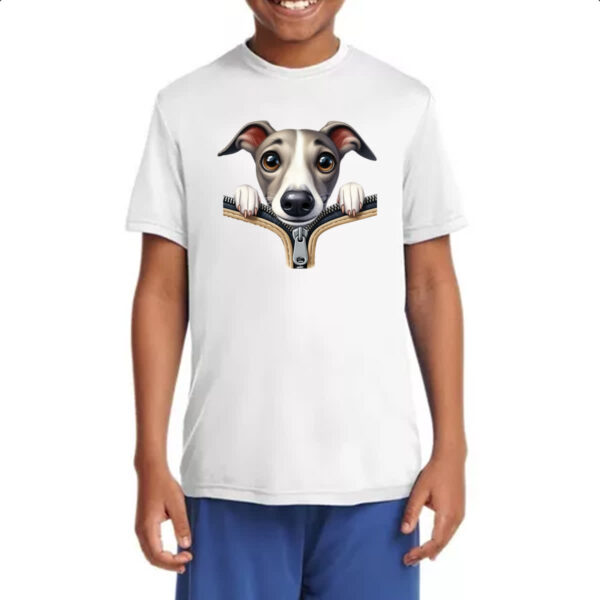 Camiseta Infanto Juvenil Whippet no Ziper - Imagem 4