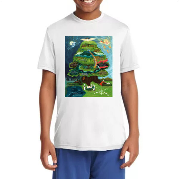 Camiseta Infanto Juvenil Yggdrasil arvore vida Mitologia Nordica - Imagem 4
