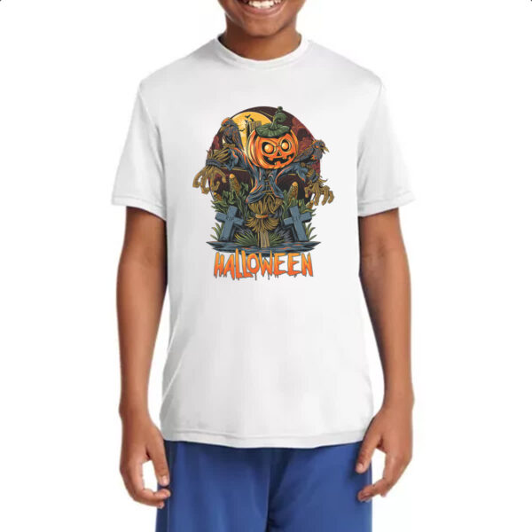 Camiseta Infanto Juvenil Halloween JackPot Espantalho Milharal - Imagem 4