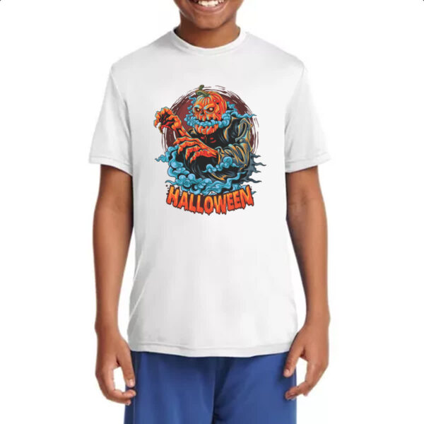 Camiseta Infanto Juvenil Halloween Pumpkin Nevoeiro - Imagem 4