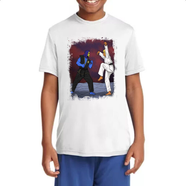 Camiseta Infanto Juvenil He-Man Karate Kid parodia - Imagem 4