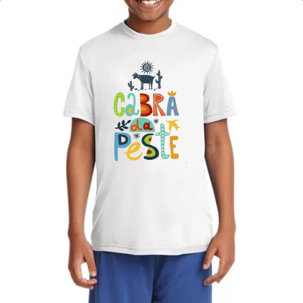 Camiseta Infanto Juvenil Cabra da peste elementos nordestinos - Imagem 4