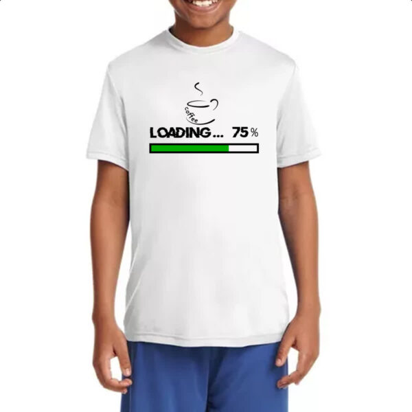 Camiseta Infanto Juvenil Cafe carregando - Imagem 4