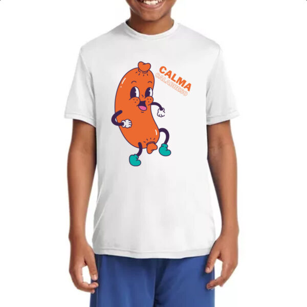 Camiseta Infanto Juvenil Calma calabreso - Imagem 4
