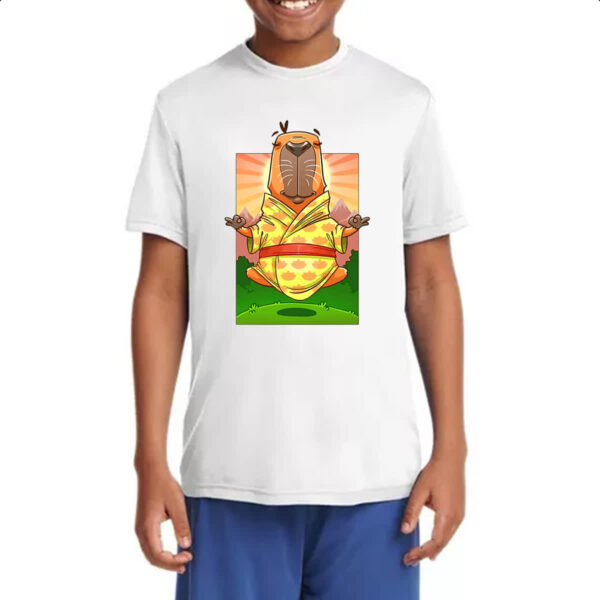 Camiseta Infanto Juvenil Capivara adamaste - Imagem 4