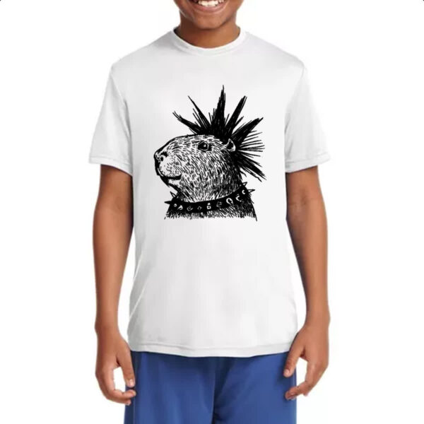 Camiseta Infanto Juvenil Capivara Punkvara - Imagem 4