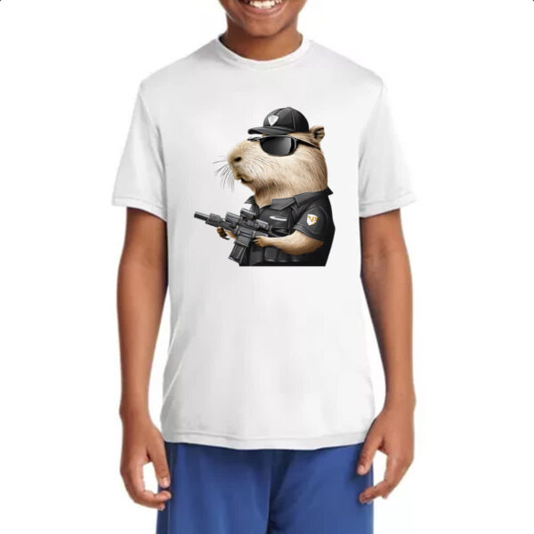Camiseta Infanto Juvenil Capivara SWAT - Imagem 4