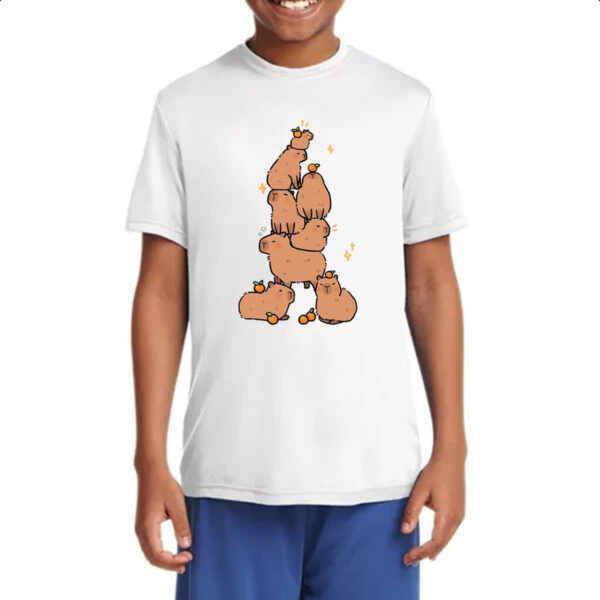 Camiseta Infanto Juvenil Capivarias - Imagem 4