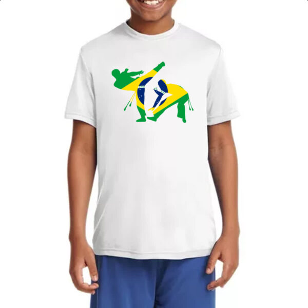 Camiseta Infanto Juvenil Capoeira luta Brasil - Imagem 4