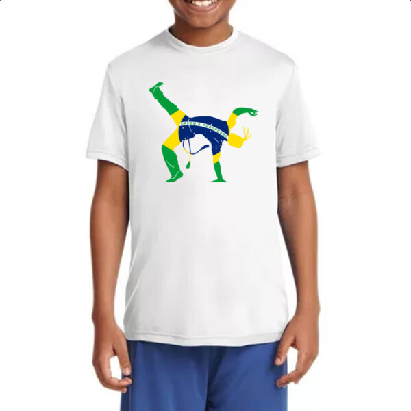Camiseta Infanto Juvenil Capoeira luta Brasil golpe - Imagem 4