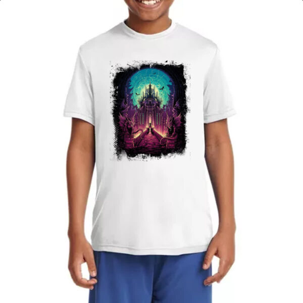 Camiseta Infanto Juvenil Castelo sombrio - Imagem 4