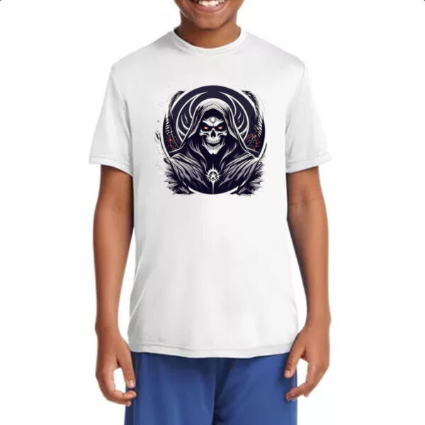 Camiseta Infanto Juvenil Caveira Dark Terror - Imagem 4