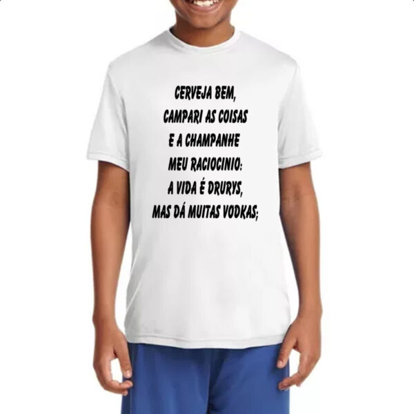 Camiseta Infanto Juvenil Cerveja bem - Imagem 4
