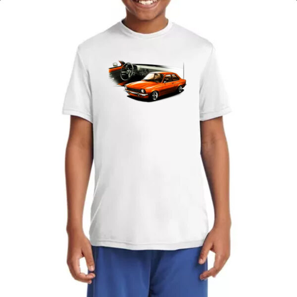 Camiseta Infanto Juvenil Chevette primeira geracao Vermelho - Imagem 4