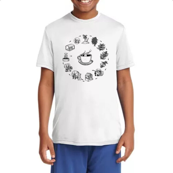 Camiseta Infanto Juvenil Ciclo do Cafe - Imagem 4