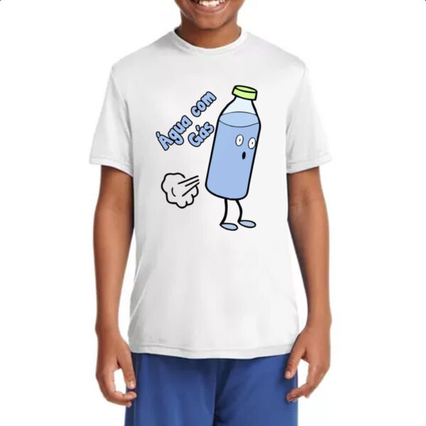Camiseta Infanto Juvenil Agua com gas - Imagem 4