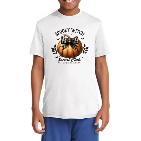 Camiseta Infanto Juvenil Clube social de bruxas assustadoras - Imagem 4