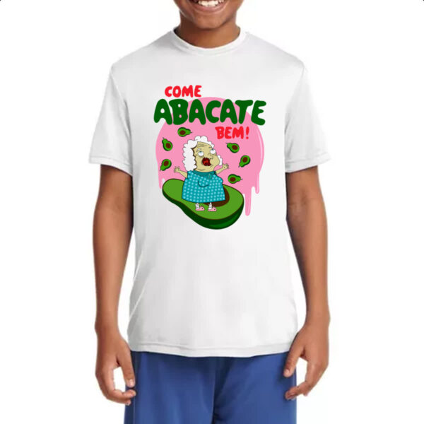Camiseta Infanto Juvenil Come abacate bem - Imagem 4