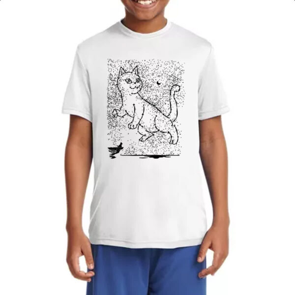 Camiseta Infanto Juvenil Constelacao Gato - Imagem 4