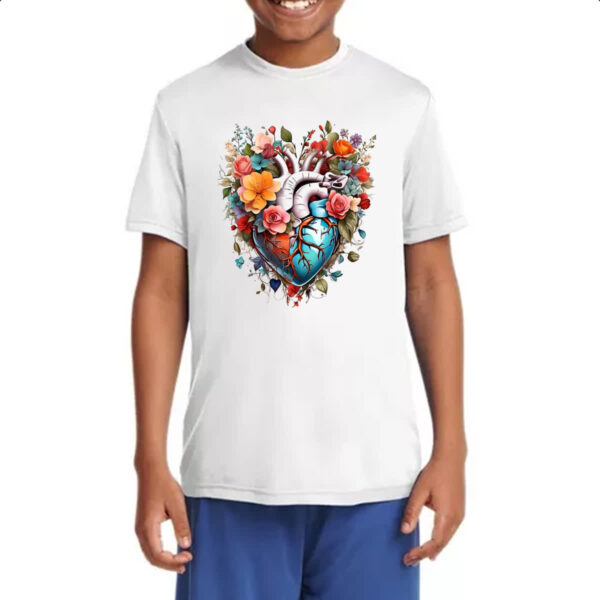 Camiseta Infanto Juvenil Coracao da natureza - Imagem 4