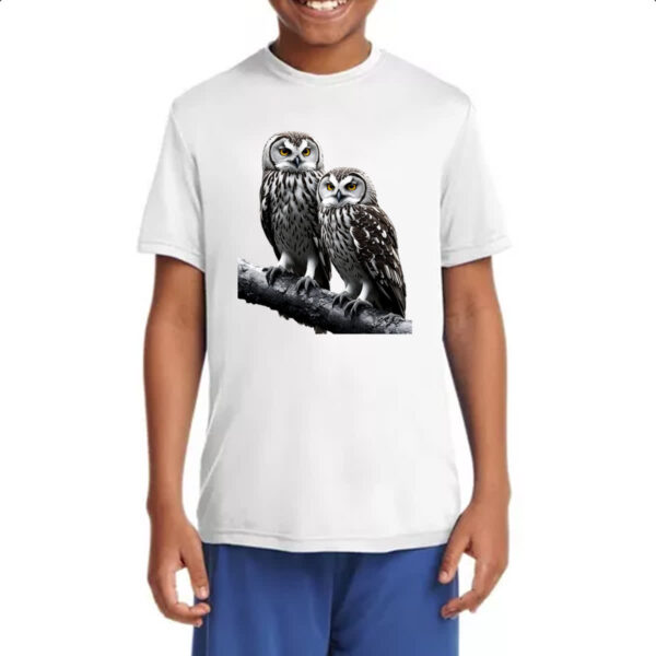 Camiseta Infanto Juvenil Corujas da neve - Imagem 4