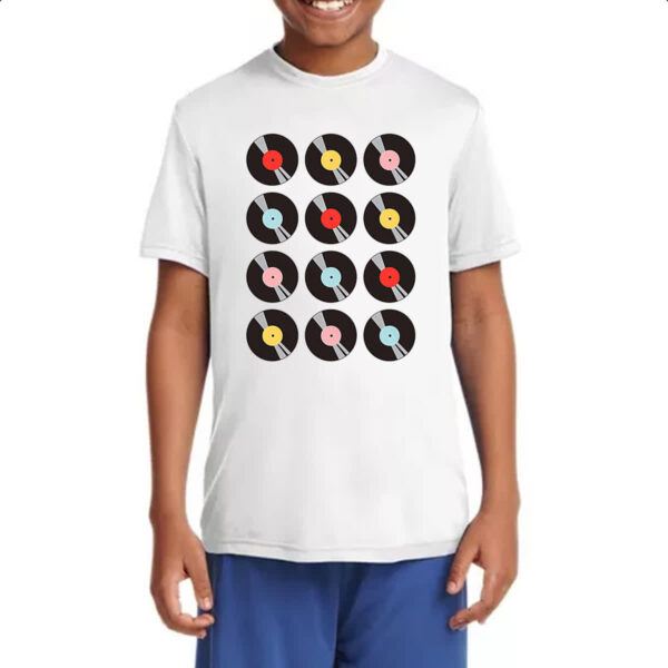 Camiseta Infanto Juvenil Disco de vinil nostalgia - Imagem 4